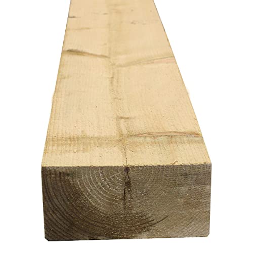 Builders Marketplace Timber Railway Sleepers | 200mm x 100mm (2.4 meter (8ft))
