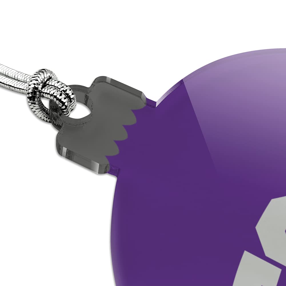 GRAPHICS & MORE TCU Primary Logo Acrylic Christmas Tree Holiday Ornament