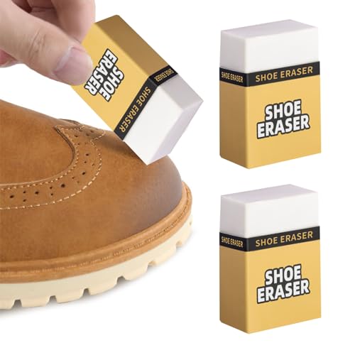 Nettoyant pour Cuir, Nubuck et Daim, Gomme de Nettoyage de Chaussures
