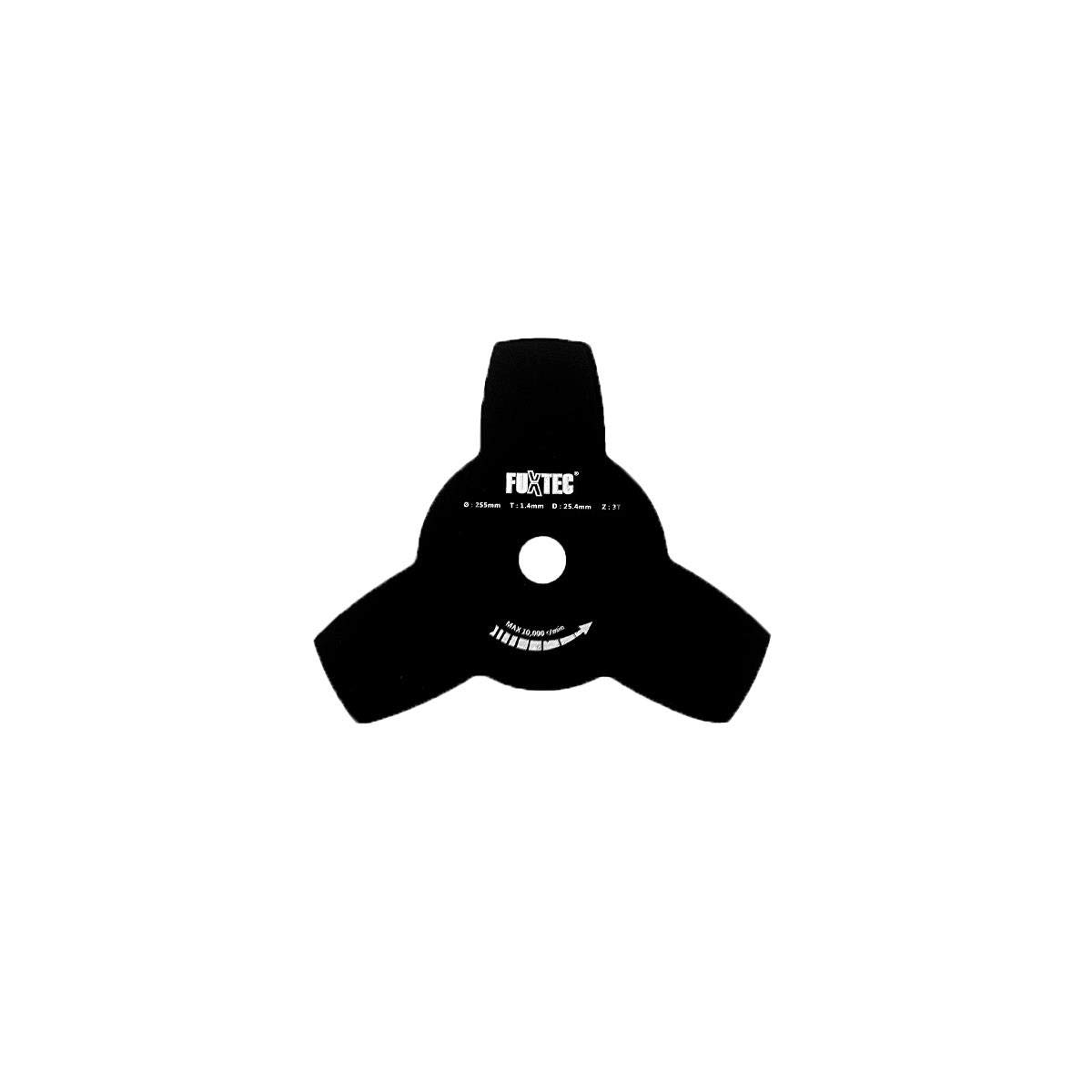 Couteau à taillis 3 dents fuxtec lame debroussailleuse 25.4mm