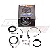 MaxTow Double Vision 280 F Oil Temperature Gauge Kit - Includes Electronic Sensor - Black Gauge Face - Blue LED Illuminated Dial - Analog & Digital Readouts - for Trucks - 2-1/16