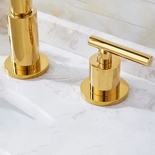 Mitigeur de lavabo à poignées doubles croisées et bec orientable 360° - 5