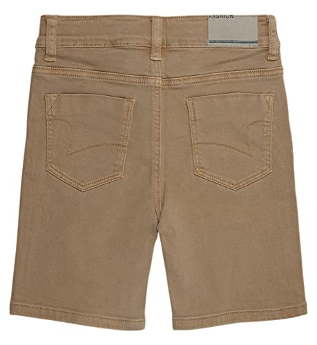 KIDSCOOL SPACE Boys Summer Denim Shorts, Ripped Soft Elastic Band Inside Half Jean Pants2