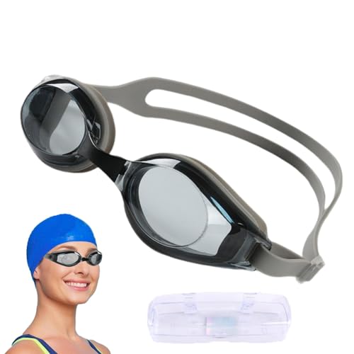 Samuliy Gafas de natación de alta definición, gafas de natación ajustables | Gafas de natación antivaho de alta definición | Gafas de protección ocular completas para los amantes de la natación en