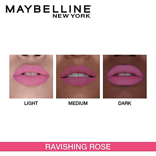 Image of Maybelline New York Color Sensational Creamy Matte Lipstick, 670 Ravishing Rose, 3.9g