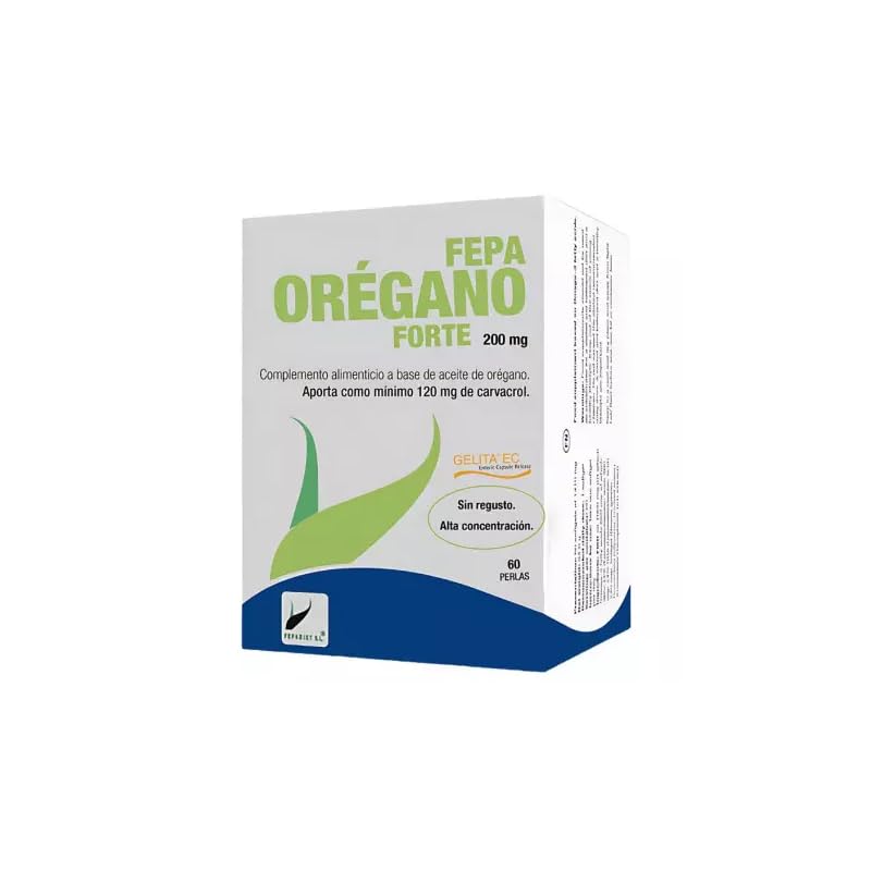 FEPA OREGANO FORTE 200MG, 60 PERLAS