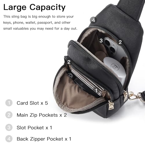 Small Sling Bag for Women Crossbody Fanny Chest Bag for Women3