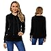 Begonia.K Women Lightweight Pullover Hoodies Casual Long Sleeve Drawstring Pullover Sweatshirts with Pockets