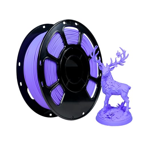 Image of iBOSS Matte PLA Plus Filament, Morandi Purple 1.75mm 1kg 3D Printing Filament, Neatly Wound PLA+ Matte Morandi Purple Filament, Fits Most FDM 3D Printers, 1kg Spool (2.2lbs)