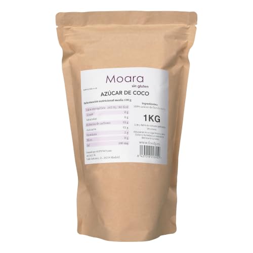 Azúcar De Flor de Coco | Endulzante 100% Natural Sin Gluten y Vegano | Edulcorante Saludable Premium con Bajo Índice Glucémico | en Doypack con cierre Zip