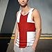 England Flag Men's Muscle Shirts Breathable Sleeveless Gym Tank Top Workout Undershirt L