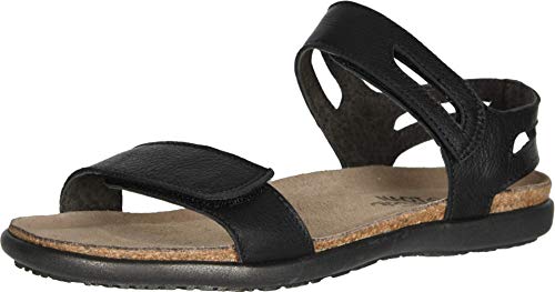 NAOT Courtney, Soft Black Leather, 37 (US Women's 6) M