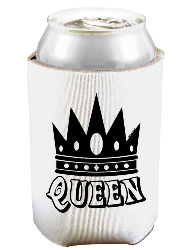 Queen Can and Bottle Insulator Cooler - White 2 PACK