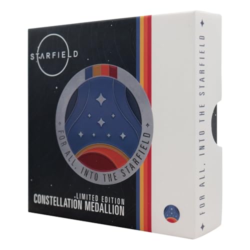 Médaillon Constellation Starfield édition limitée en métal numéroté de 85 mm - 3