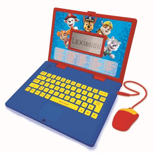 Ordinateur éducatif Paw Patrol Lexibook bilingue anglais espagnol