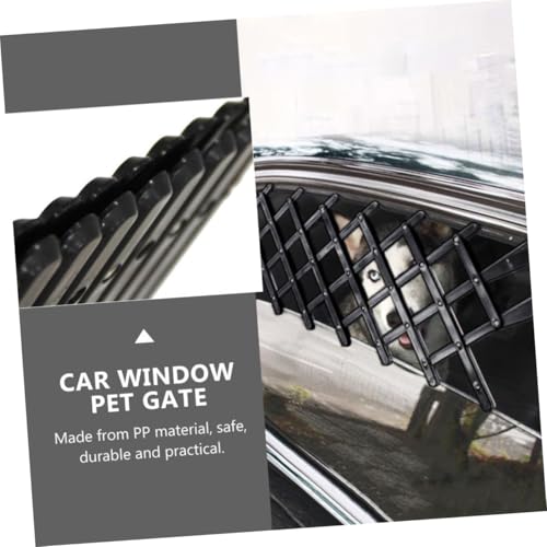 Toyvian Haustier Auto Zaun Mit Einziehbarem Pp Gitter Fensterbarriere Zur Belüftung Schutz Für Hunde Und Katzen Im Fahrzeug