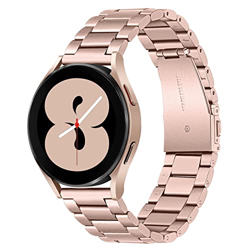 TRUMiRR Compatible avec Galaxy Watch 5/Galaxy Watch 4 40mm Bande de Montre, 20mm Bracelet Montre en Acier Inoxydable tissé pour Samsung Galaxy Watch5/Galaxy Watch4 40mm Smartwatch Cover