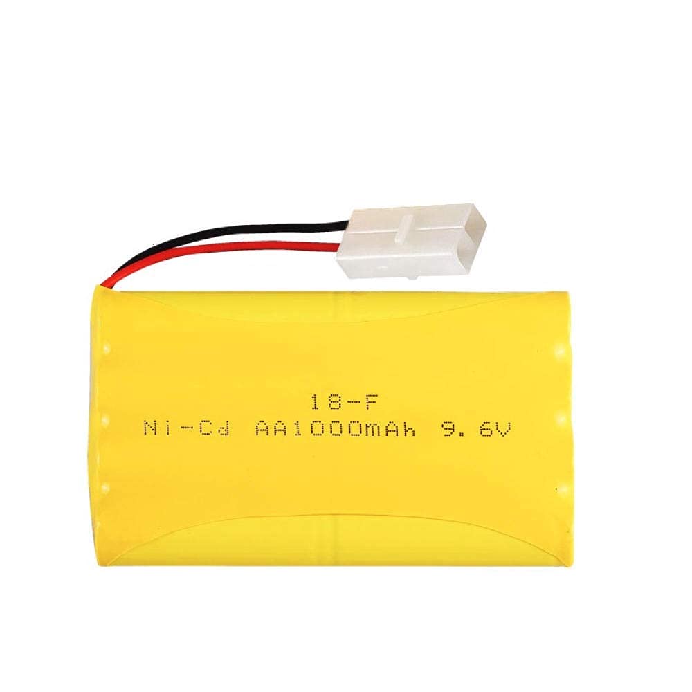 kusashangye RC Replacement Spare Battery 9.6v 1000mah Battery for Rc Toy Car Tanks Trains Boat Gun AA 700mah 9.6v Rechargeable Battery 1Pcs