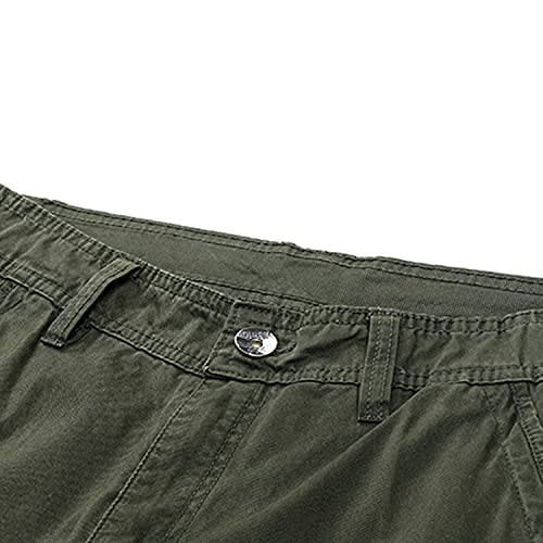 Mens Multi Pockets Cargo Pants Hiking Combat Work Outdoor Trousers Casual Slim Straight Fit Sweatpants3