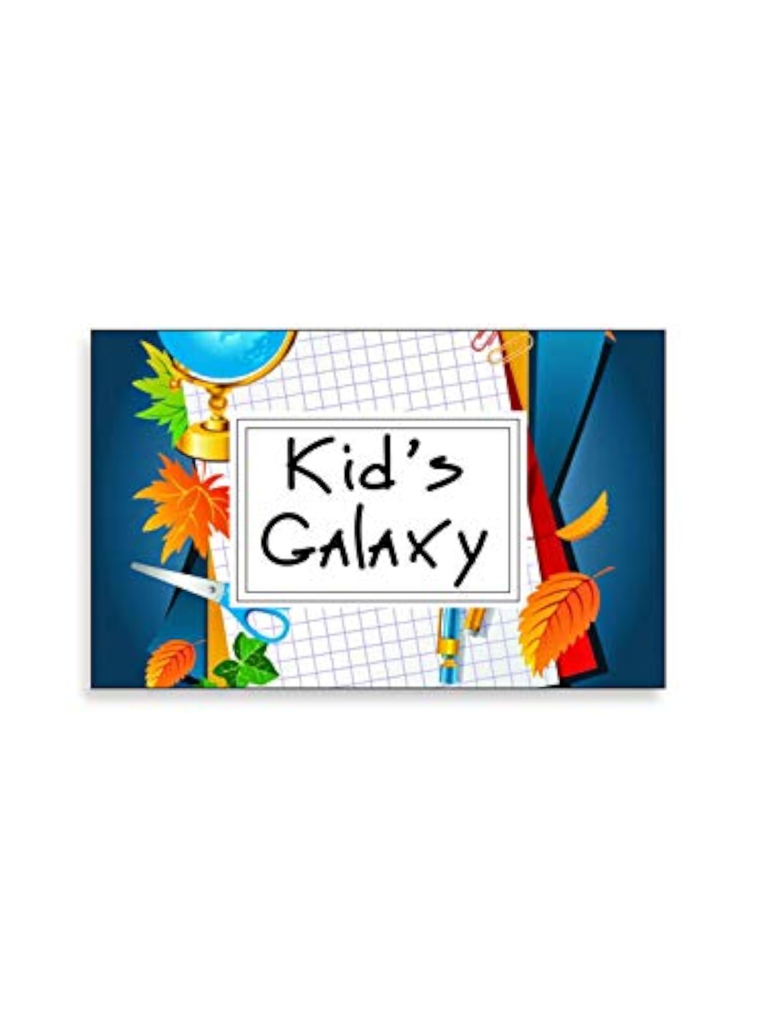 Printed Study Material Name Plate, MDF 12 X 7.5 Inches
