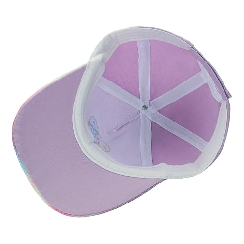 Glitzern Baseball Cap Kinder Mädchen, Süße Baseballkappe mit Herz-Stickerei, UV-Schutz Snapback Trucker Cap Verstellbare Schirmmütze Sport Sonnenhut für Outdoor Sport Freizeit Schule 3-8 Jahre