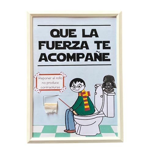 Regalo divertido. Muchas veces en la vida, la fuerza te tiene que acompañar. Regala diversión. Inspirado en Star W. y en Harry P. Solo para gente ocurrente y graciosa. Handmade with Love by Fatima.