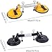 Countertop Alignment Clamps, Adjustable Granite Seam Setter, with Vacuum Suction Cups for Seam Joining and Leveling, Heavy-Duty Installation Tools,for Granite, Marble, Stone, Slab, and Glass (B)