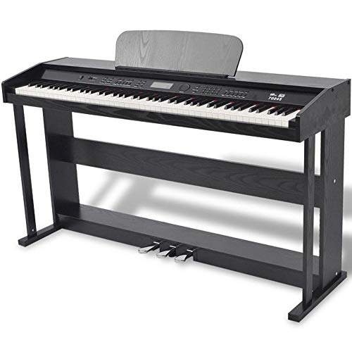Piano numérique de 88 touches, Piano électronique avec support et pédales pour débutants et enfants, noir - Les Beatles, Paul McCartney, John Lennon, RIngo Starr, George Harrison Piano numérique de 88 touches, Piano électronique avec support et pédales pour débutants et enfants, noir – Image 3