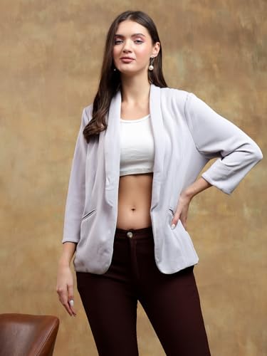 Image of KOTTY Womens Cotton Blend Standard Length Elegant Style Coat - Classic Style with Modern Detailing