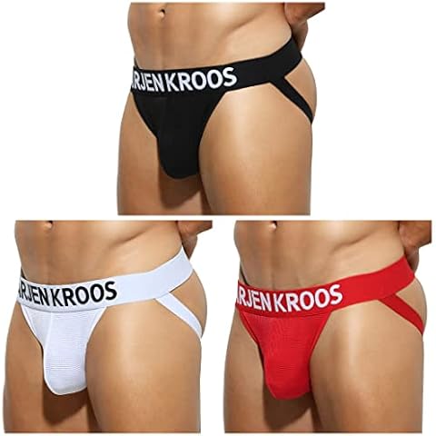 Arjen Kroos Jockstrap para Hombre Sexy Ropa Interior Suspensorio Atlético Tangas Malla Calzoncillos Cover