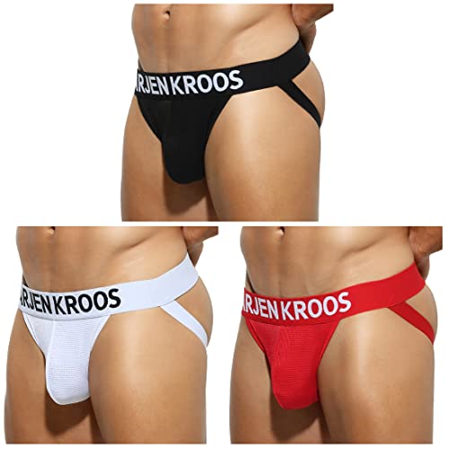 Arjen Kroos Jockstrap para Hombre Sexy Ropa Interior Suspensorio Atlético Tangas Malla Calzoncillos Cover