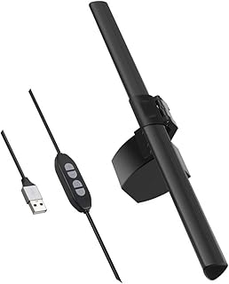 OSALADI 1 Set Computer Monitor Lamp LED Light Bar Laptop Clamp-on Desk Lamps Monitor Bar Lamp Computer Monitor LED Lights for Desktop Monitor Light Bar Clip LED Light LED Adjustable Light