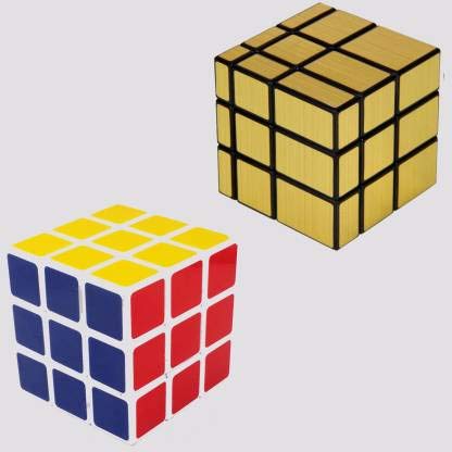 Rubix Cube Sticker Less Rockjon Mirror Magic 3X3 Rubix Speed Cube-Combo(Sticker Less) : Amazon ...