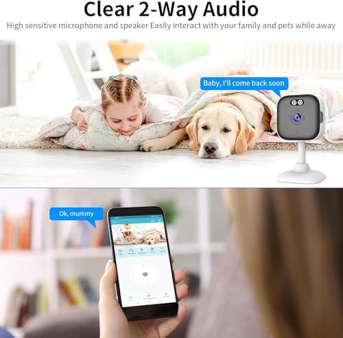 Image of VSTARCAM 5G Indoor Security Camera for Pet Camera, Dual-Band WiFi (2.4GHz /5GHz), 2K UHD Dog Camera w /5x Zoom, Motion Detection, 2-Way Audio, Color Night Vision, 20260402