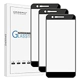 Orzero (3 Pack) for LG Phoenix Plus (AT&T), LG K30, K10 Plus 2018, K10 Alpha 2018, K10 2018 Tempered Glass Screen Protector, 2.5D Arc Edges 9H Full Coverage (Lifetime Replacement)