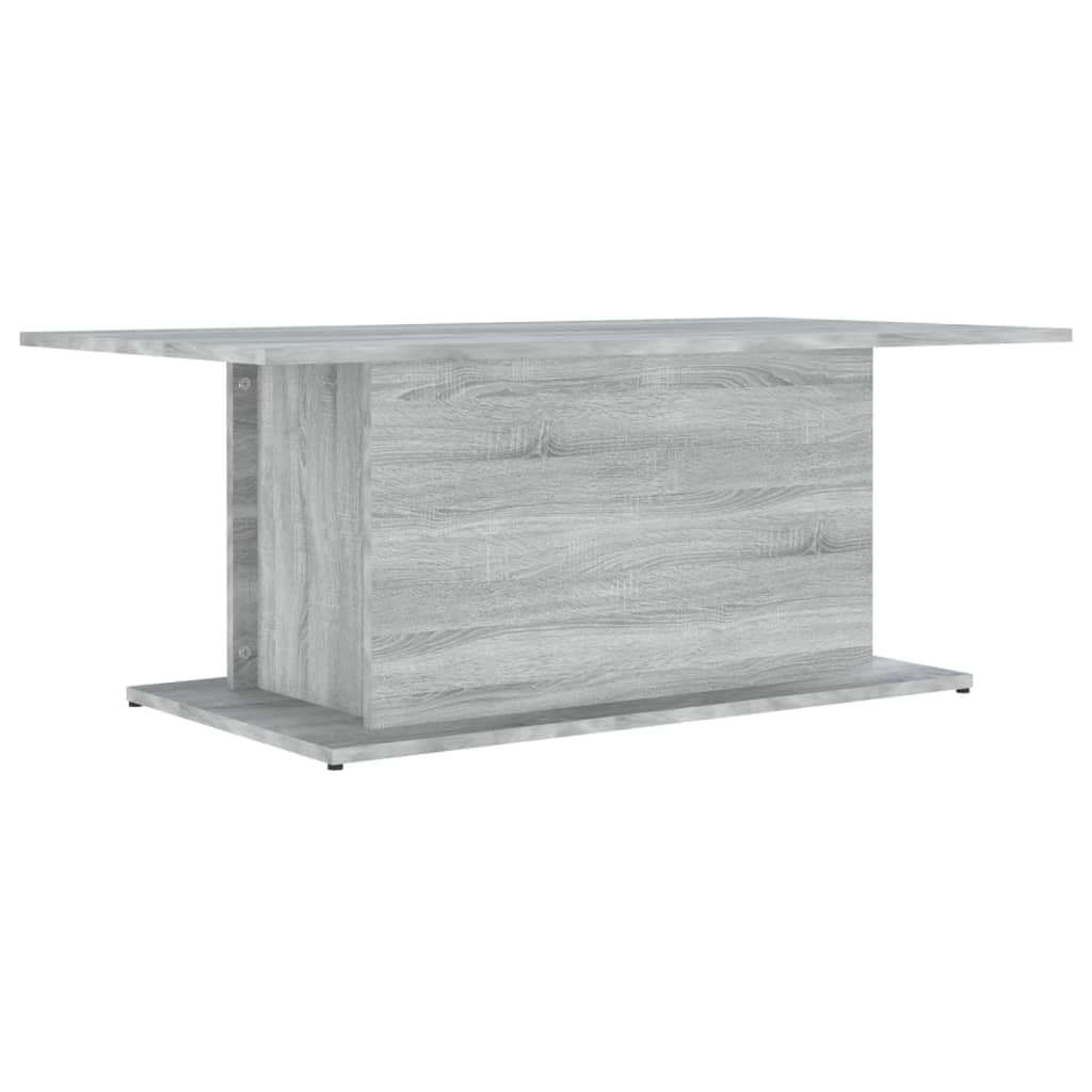 Couchtisch Grau Sonoma 102x55,5x40 cm Spanplatte