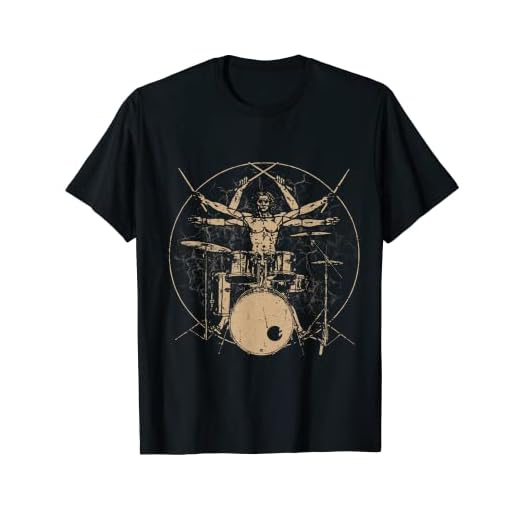 Regalo para bateristas Da Vinci Drums Dibujo Regalo para fanáticos de la música Camiseta