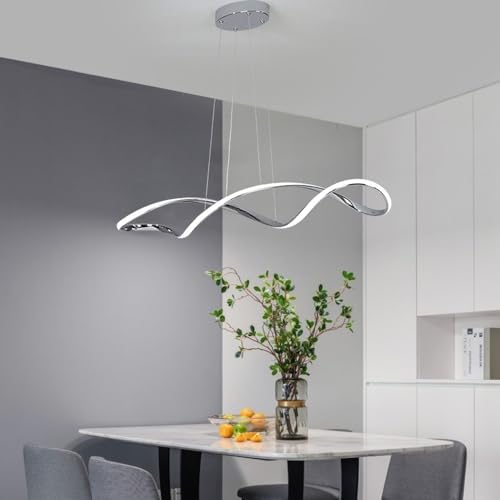 Lustre LED linéaire pour illuminer votre table de salle à manger et salon design
