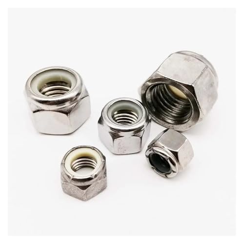 UNF 10# 1/4 5/16 3/8 7/16 1/2 304 A2-70 Acier inoxydable UK US Filetage fin Hex Nylon Insert Écrou de blocage(Bronze)