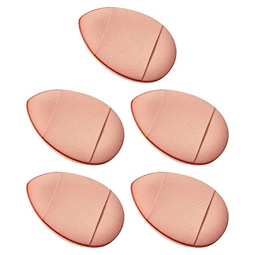 ミニパウダーパフコンシーラークッションパフフィンガーパフソフトメイクアップツール液体ファンデーションクリームパウダーコンシーラールーズパウダー用5pc