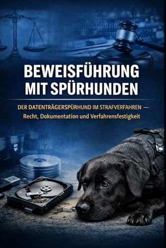 BEWEISFÜHRUNG MIT SPÜRHUNDEN: Der Datenträgerspürhund im Strafverfahren: Recht, Dokumentation und Verfahrensfestigkeit (DOGINARE – Digital Detection Dogs, Band 5)