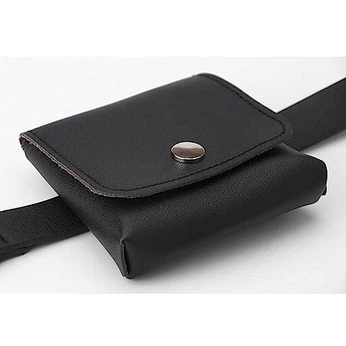 eYLun Women Grommet Leather Belt Punk Goth Chain Waist Belt for Jeans Dress Pants Mini Envelope Waist Bag3