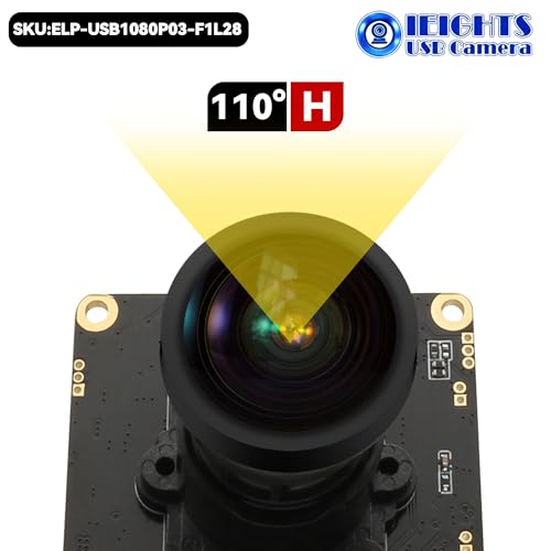Mini webcam UVC USB 2.0 grand angle 1080p cadre rapide pour Pi - 2