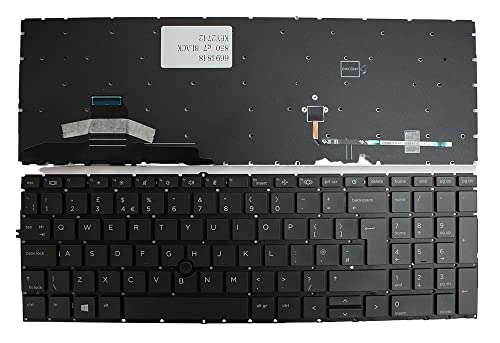 Clavier de remplacement HP L89918-031 Power4Laptops Royaume-Uni pour ordinateur portable