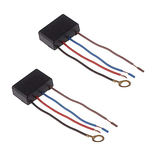 Touch Light Dimmer Switch, Table Lamp Dimmer Control Module Sensor, Switch Type (3-Way Touch Dimming/Dimming/ON OFF) 220V, Easy To Use-2 PCS