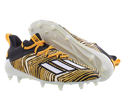 Image of adidas Adizero Zubaz Mens Shoes Size 8, Color: Core Black /White /Solar Gold
