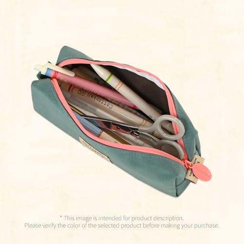 Image of Monolike Unmatched Friends Block Pencil Case, Black - Pencil Pouch, Portable Pencil Bag, Pencil Case, Office Pouch case, Soft