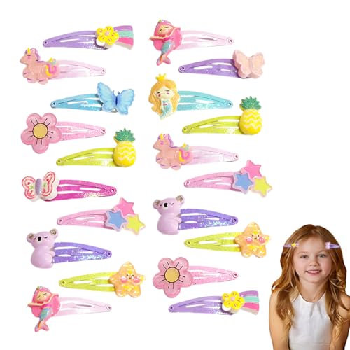 20 Piezas Horquillas para el Pelo, mini pinzas para el Pelo, Multicolor Horquillas para Niña, Clips de Pelo, Pinzas de Pelo Multicolore para Pequeños Niños Bebés Mujeres,horquillas pelo niña