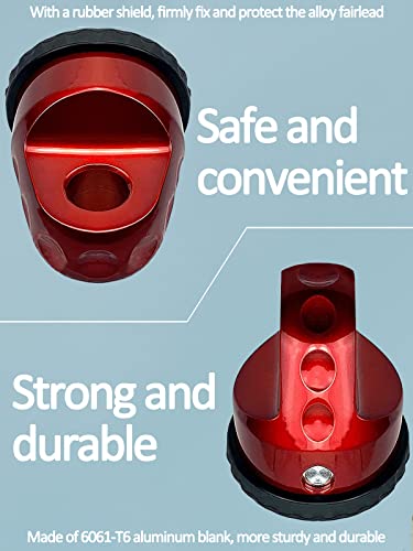 Niguya Aluminum Winch Shackle Mount With Pin And Rubber Guard, Winch Hook 22,000Lb Load Capacity Universal Fit For Utv Xtv Atv Pickup Trucks (Red) #TOP2