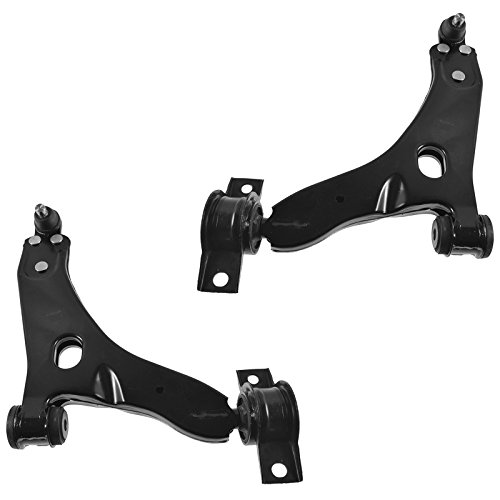 TRQ Front Lower Control Arm with Ball Joint Set Compatible with 2000-2004 Ford Focus